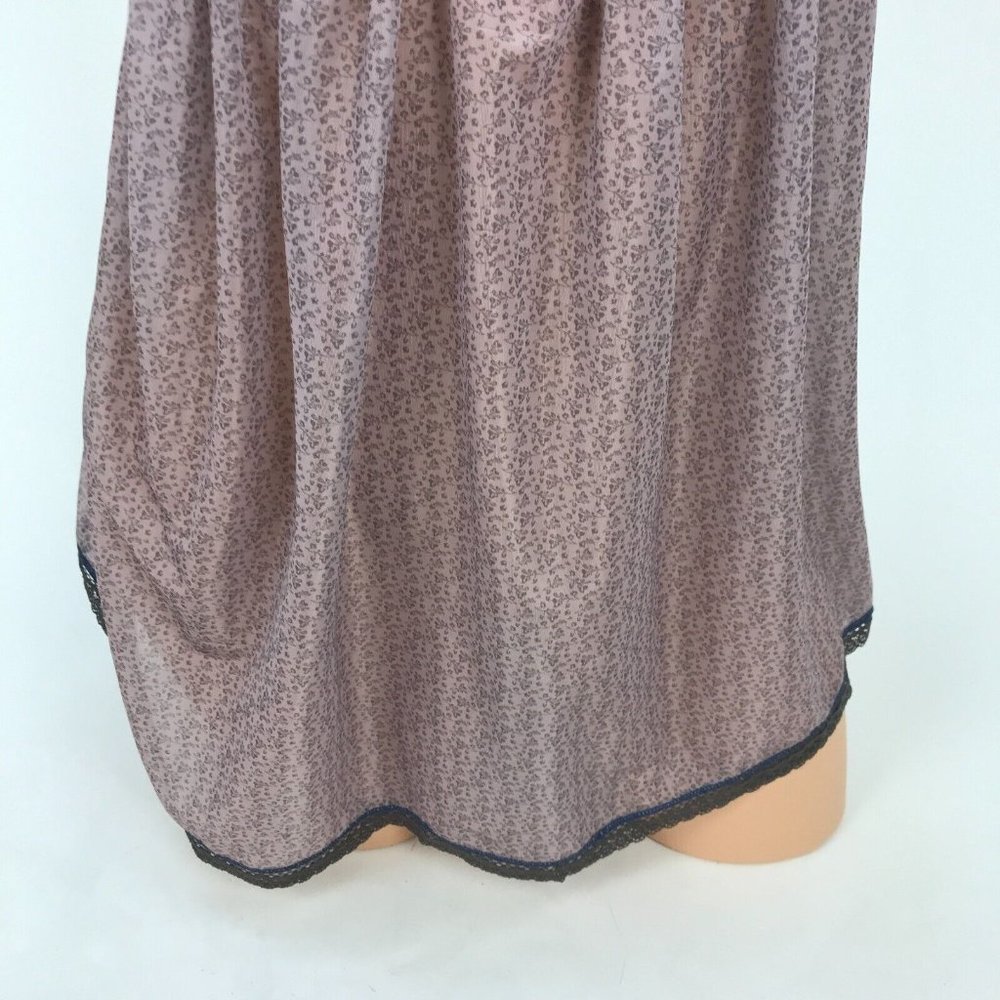 Studio Donatella Semi Sheer Babydoll Nightgown Chemise Lingerie Cami Dress SZ S - Picture 3 of 6